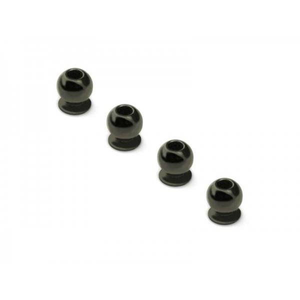 HB RACING Light Weight steering Push Rod Ball 4pcs - Evolution Models