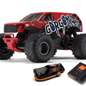 1/10 GORGON MEGA 550 2WD MT with Battery & Charger Red