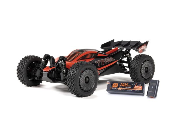 1/14 TYPHON GROM 223S BLX 4X4 with Batt/Charger Red