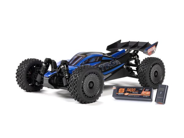 1/14 TYPHON GROM 223S BLX 4X4 with Batt/Charger Blue