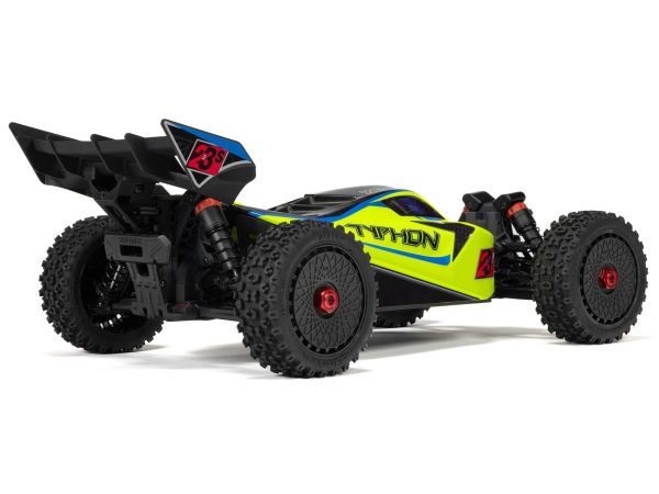 1/8 TYPHON 223S BLX 4X4 Buggy RTR with DSC Yellow - Image 2