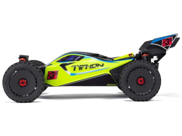 1/8 TYPHON 223S BLX 4X4 Buggy RTR with DSC Yellow - Image 3