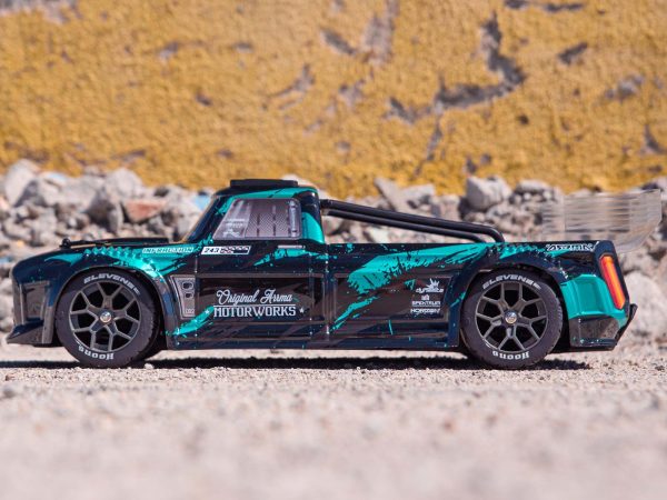 1/8 INFRACTION 3S 4X4 BLX Resto-Mod Truck RTR Black/Teal - Image 5