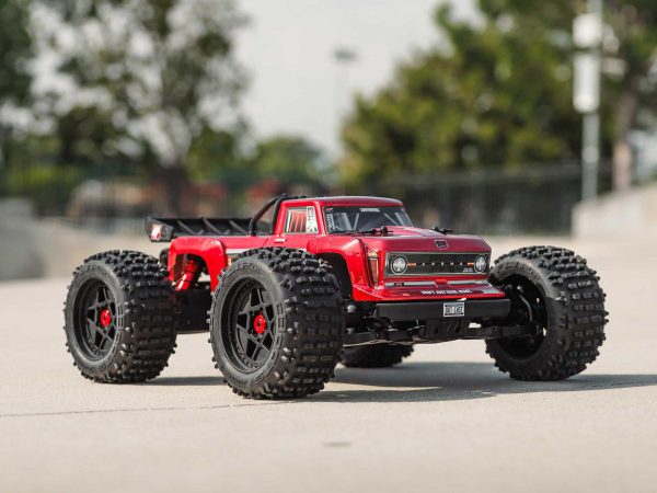 1/10 OUTCAST 4S 4X4 BLX Stunt MT (with Centre Diff) Red - Image 4