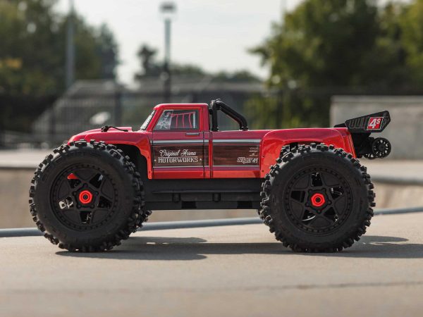 1/10 OUTCAST 4S 4X4 BLX Stunt MT (with Centre Diff) Red - Image 6