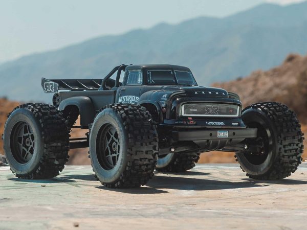 1/8 NOTORIOUS 6S V6 4X4 BLX Stunt Truck RTR Black - Image 6