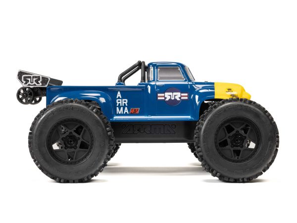 1/8 NOTORIOUS 6S V6 4X4 BLX Stunt Truck RTR Blue - Image 3