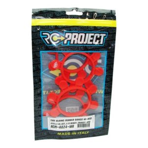 RC-Project Tyre Gluing Rubber Bands Maranello Red 4pcs