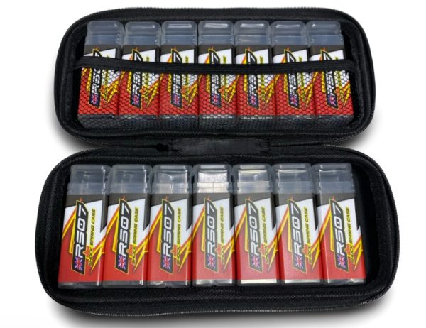 RS07 Shock Spring Storage Bag inc. 14pcs Containers