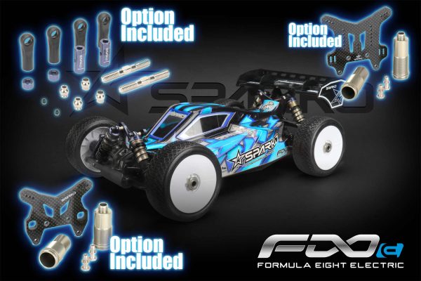 Sparko F8E Euro 25 1/8th 4wd Electric Competition Kit