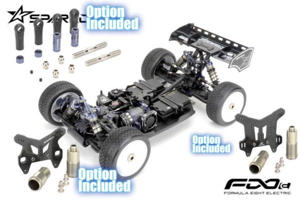 Sparko F8E Euro 25 1/8th 4wd Electric Competition Kit - Image 9