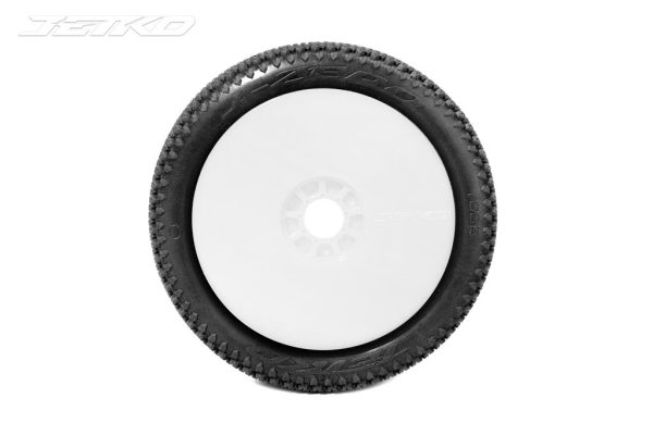 Jetko J Zero Composite S.Soft 1:8 Buggy Pre-glued White Evo Rims (2)